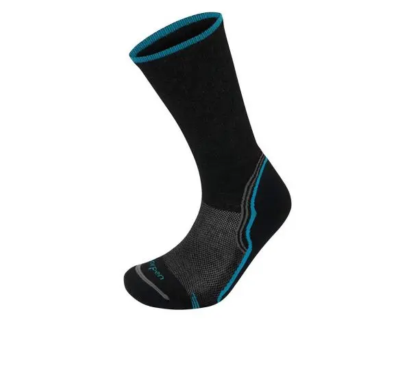 Moteriškos kojinės Lorpen T2LCW Ws Light Hiker - juoda, žydra