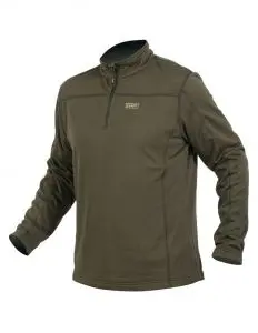 Vyriški flisiniai marškinėliai HART TOPLO-ZN Fleece - Dark Olive