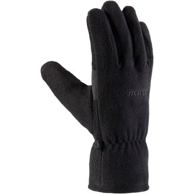 Unisex daugiafunkcinės flisinės pirštinės Viking Comfort - juoda