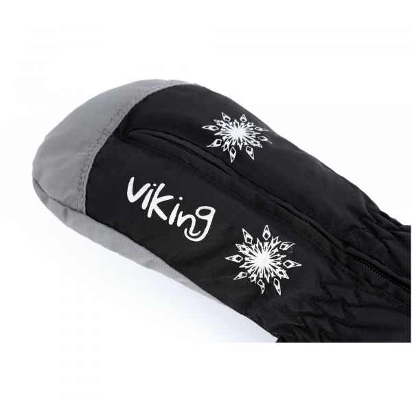 Vaikiškos žieminės pirštinės Viking Starlet - juoda