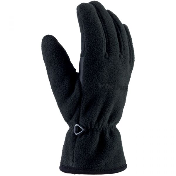 Vaikiškos daugiafunkcinės flisinės pirštinės Viking Comfort Jr - juoda