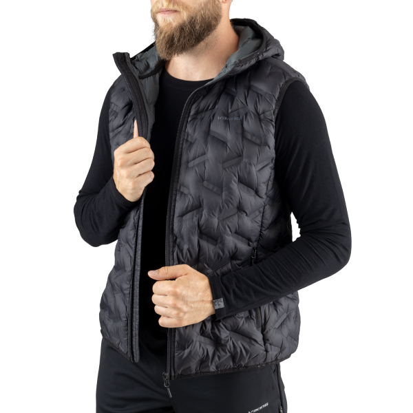 Vyriška pūkinė liemenė Viking Aspen - juoda