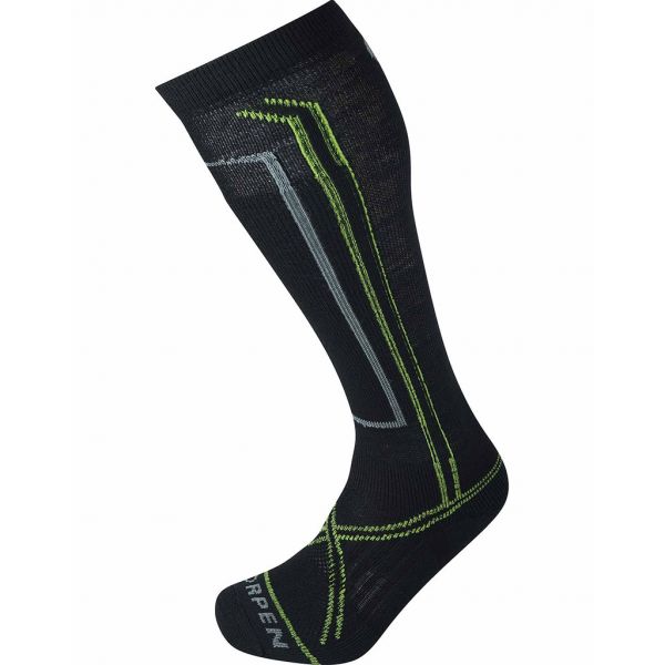 Unisex slidinėjimo kojinės Lorpen T2 SKI MERINO ECO Black