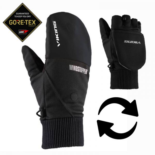 Žieminės pirštinės Viking Gore-Tex Infinium - juodos