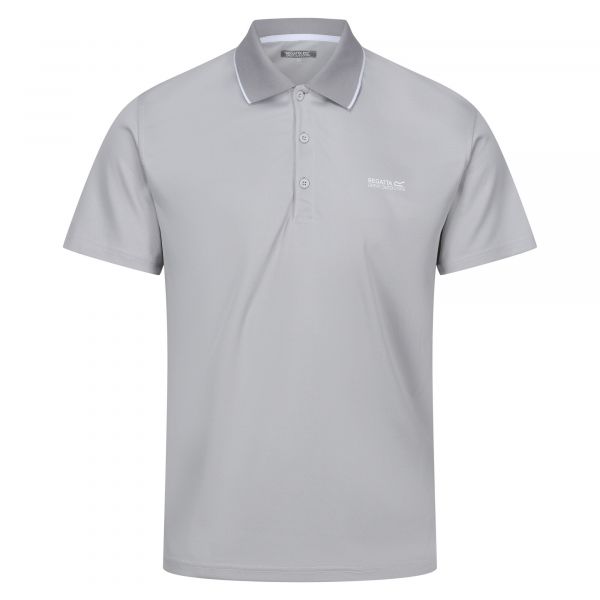Vyriški polo marškinėliai Regatta Maverick V - Silver Grey