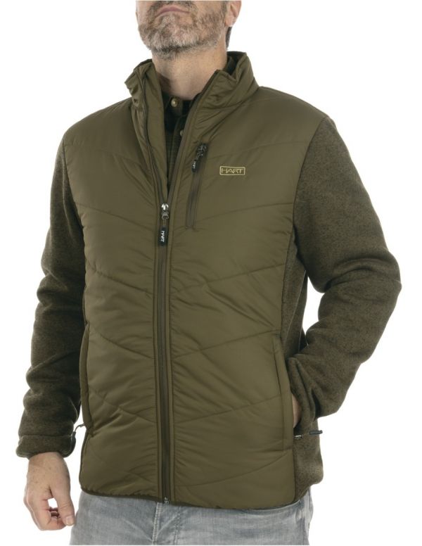 Vyriška hibridinė striukė HART CORMA-J - Dark Olive