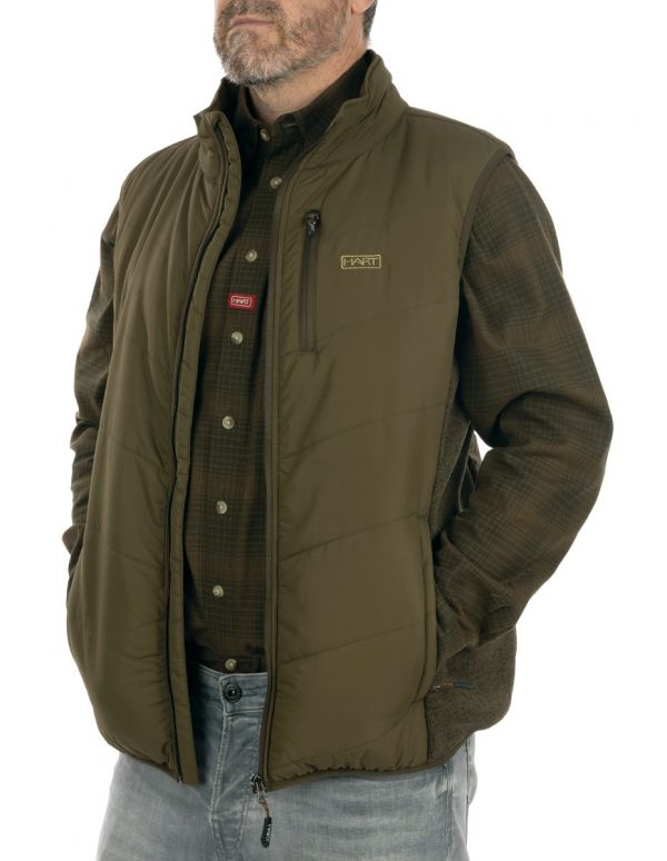 Vyriška hibridinė liemenė HART CORMA-V - Dark Olive