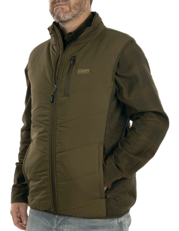 Vyriška hibridinė liemenė HART CORMA-V - Dark Olive