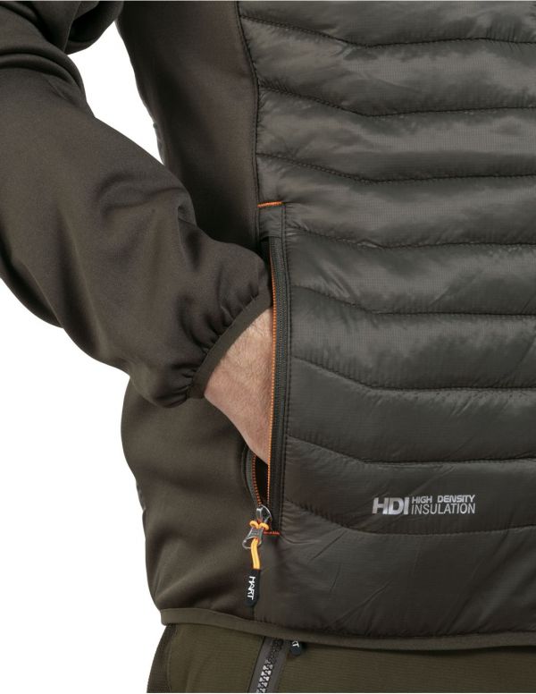Vyriška hibridinė striukė / džemperis HART ATMOS Hybrid - Dark Olive