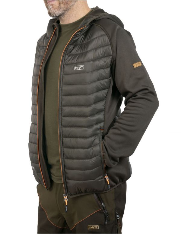 Vyriška hibridinė striukė / džemperis HART ATMOS Hybrid - Dark Olive
