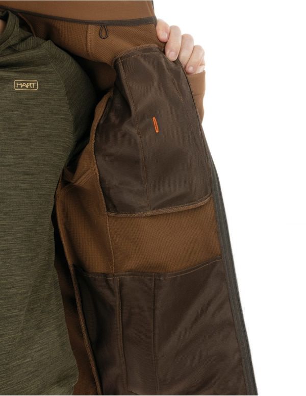 Vyriška softshell striukė HART EGUR - Brown