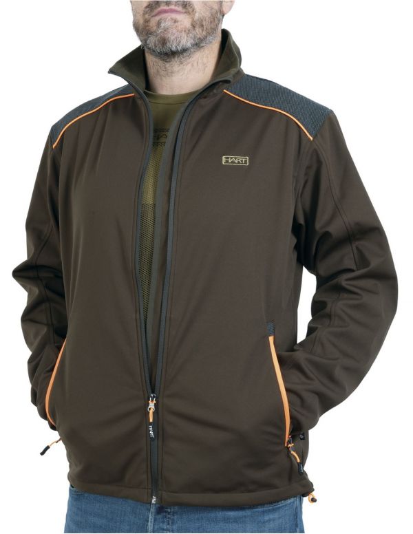 Vyriška soft shell striukė HART GOROSTA STRONG - Dark olive