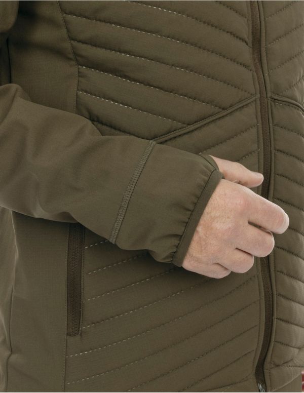 džemperis/striukė HART IBICE HOODIE Hybrid - Dark Olive