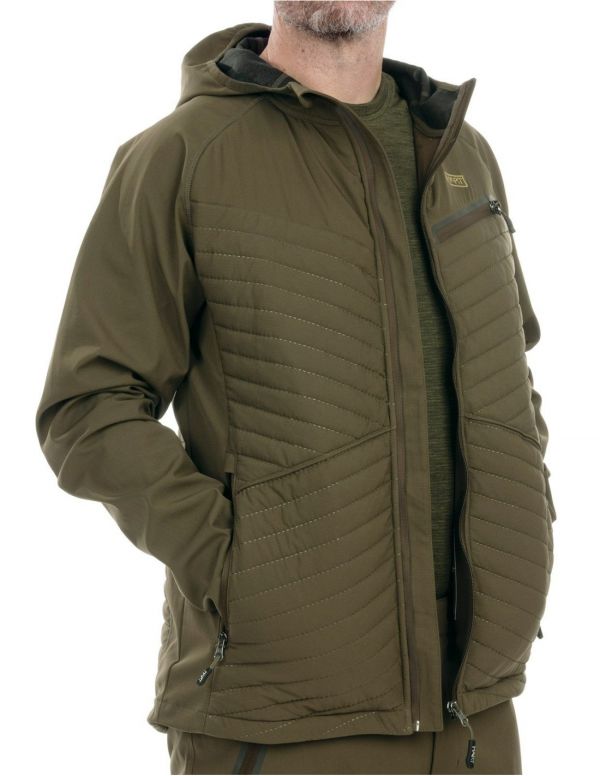 džemperis/striukė HART IBICE HOODIE Hybrid - Dark Olive