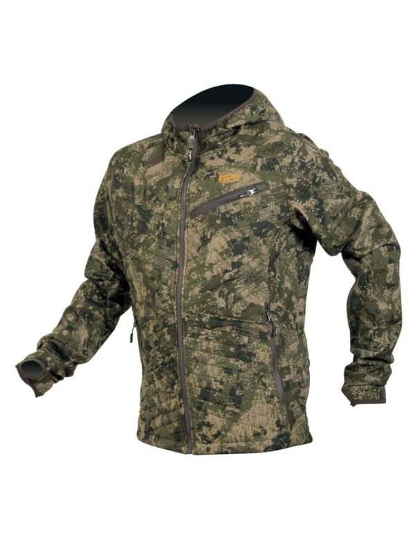 Kamufliažinis džemperis/striukė HART IBICE HOODIE Hybrid - Pixel Forest