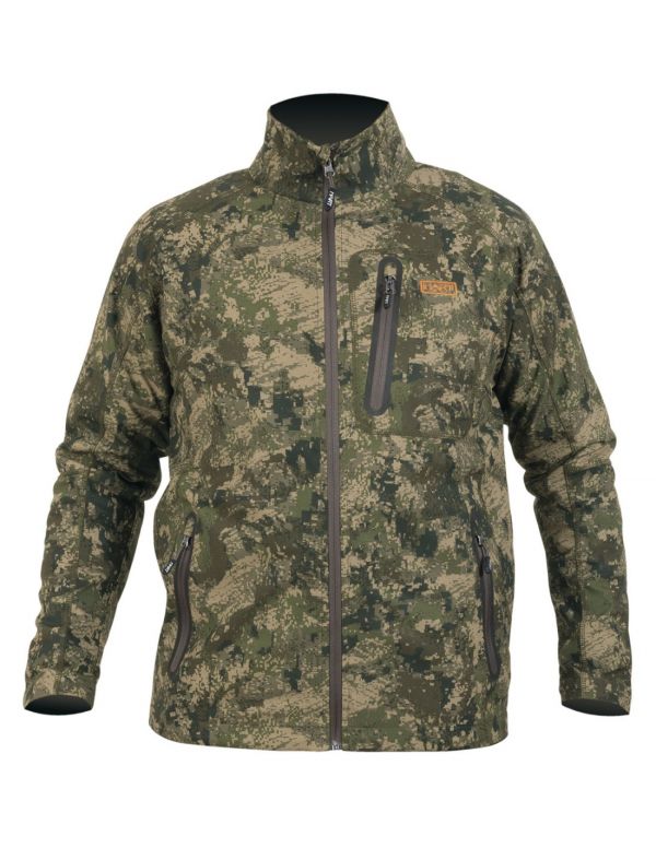 Kamufliažinė striukė/džemperis HART IBICE-PS Fleece - Pixel Forest
