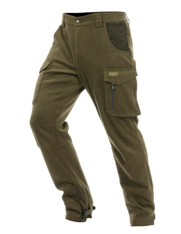 Vyriškos vilnos kelnės HART NATURE-T - Dark Olive