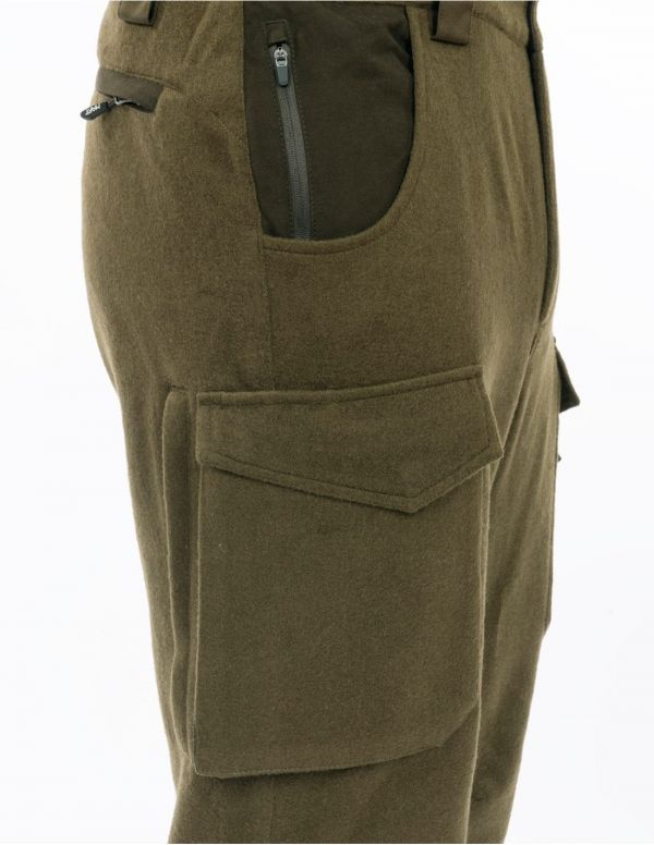 Vyriškos vilnos kelnės HART NATURE-T - Dark Olive