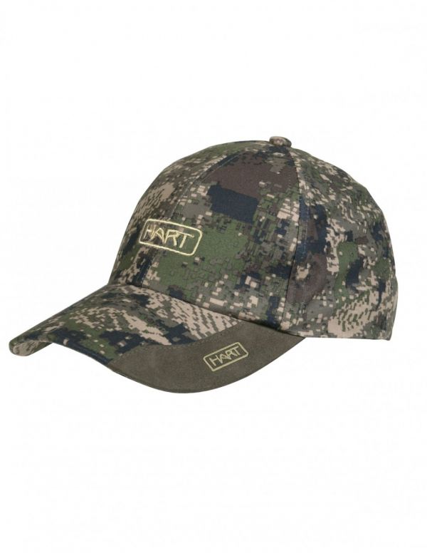 Hiperrealistiška kamufliažinė kepuraitė SIGNUS-C su snapeliu - žalia