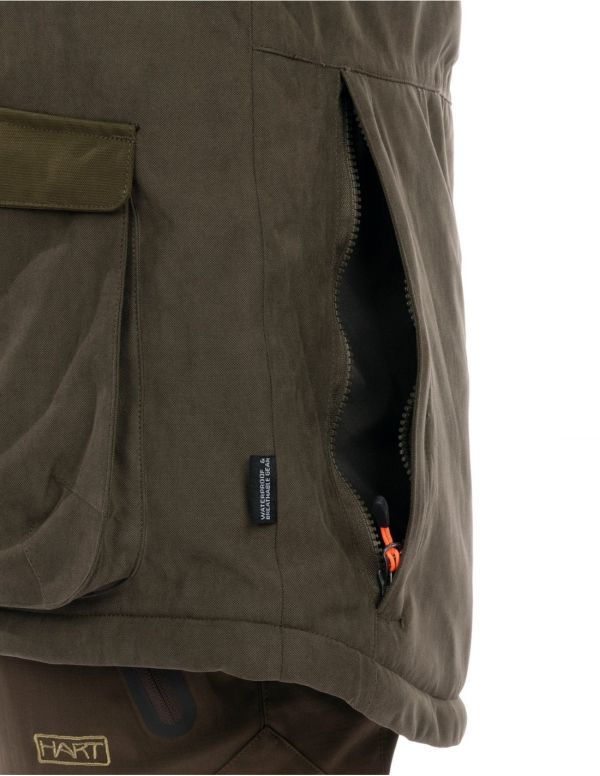 Pašiltinta klasikinė striukė HART TAUNUS WR J- Dark olive