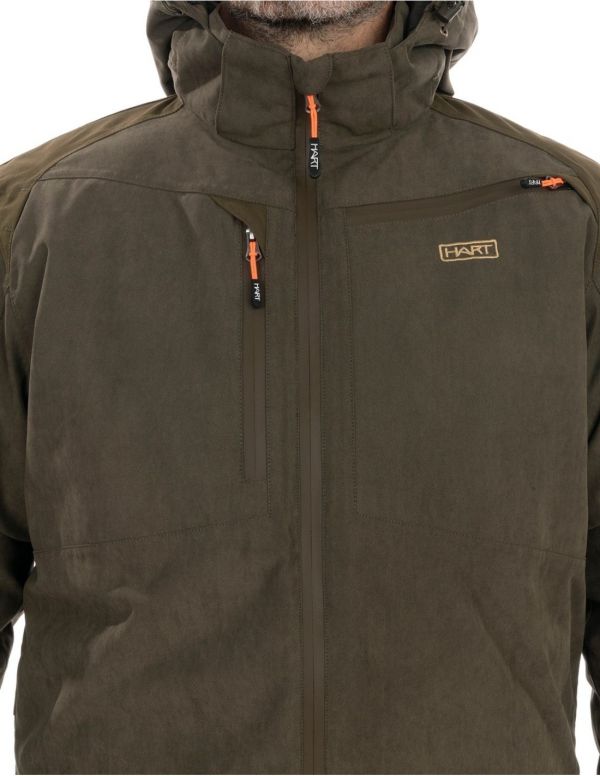 Pašiltinta klasikinė striukė HART TAUNUS WR J- Dark olive