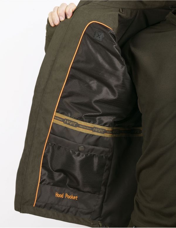Vyriška klasikinė striukė HART TAUNUS XHP-J- Dark olive