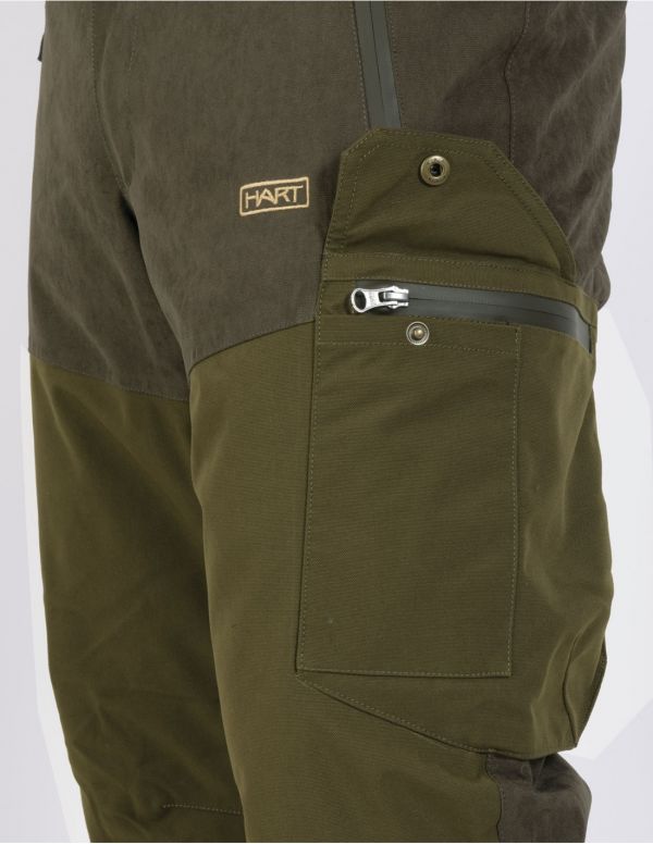 Vyriškos pašiltintos kelnės HART TAUNUS XHP-TW - Dark Olive