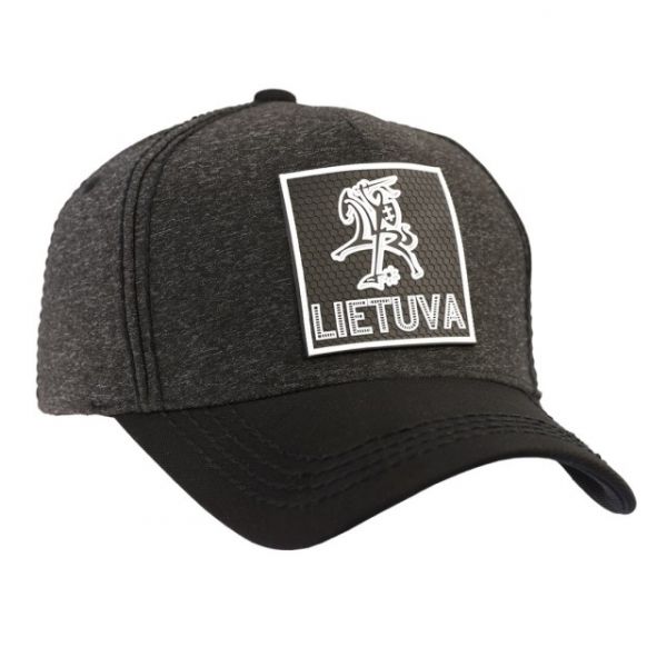Unisex kepurė nuo saulės Robin Ruth Vytis Lietuva - juoda/pilka
