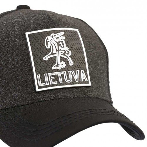 Unisex kepurė nuo saulės Robin Ruth Vytis Lietuva - juoda/pilka