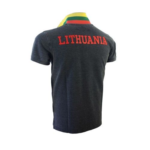 Vyriški polo marškinėliai Lithuania LT Style -Robin Ruth