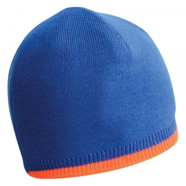Vaikiška dvipusė kepurė Frequent - mėlyna, oranžinė