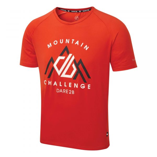 Vyriški sportiniai marškinėliai Dare 2b Righteous - oranžinė