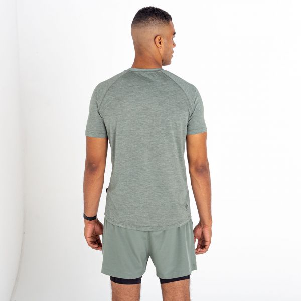 Vyriški marškinėliai Dare 2B Persist - pilka, žalia