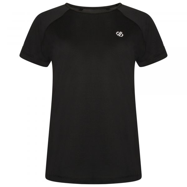 Moteriški marškinėliai Dare 2B Coral - juoda