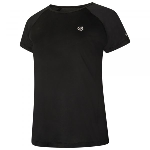 Moteriški marškinėliai Dare 2B Coral - juoda