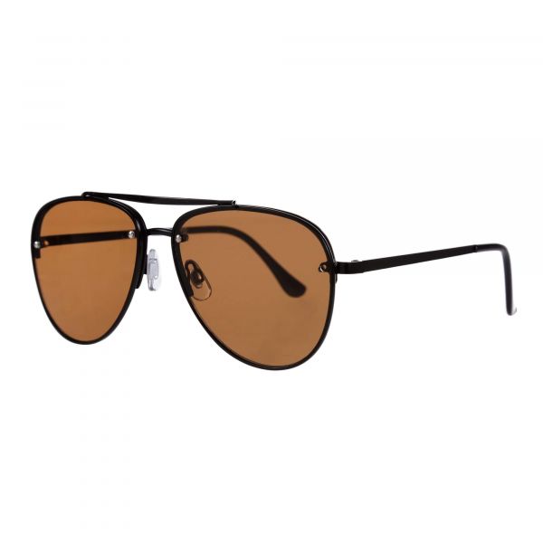 Klasikiniai aviator tipo akiniai nuo saulės - juoda