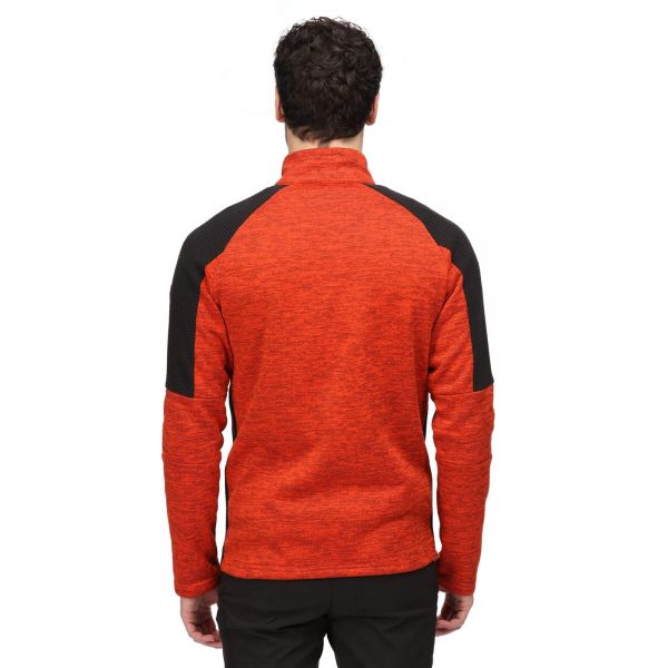 Vyriškas džemperis Regatta Farson - juoda, oranžinė