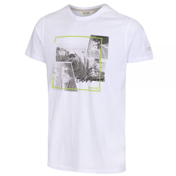 Vyriški medvilniniai marškinėliai Regatta Cline IV - balta