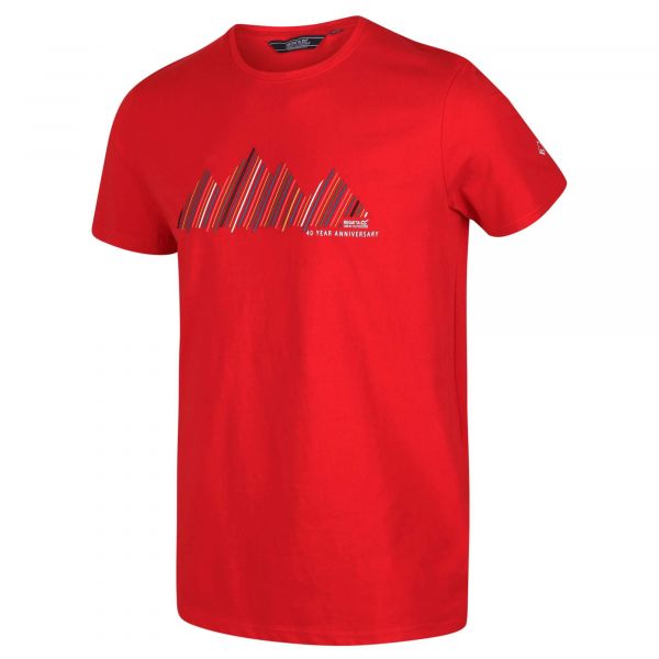 Vyriški marškinėliai Regatta Breezed - raudona