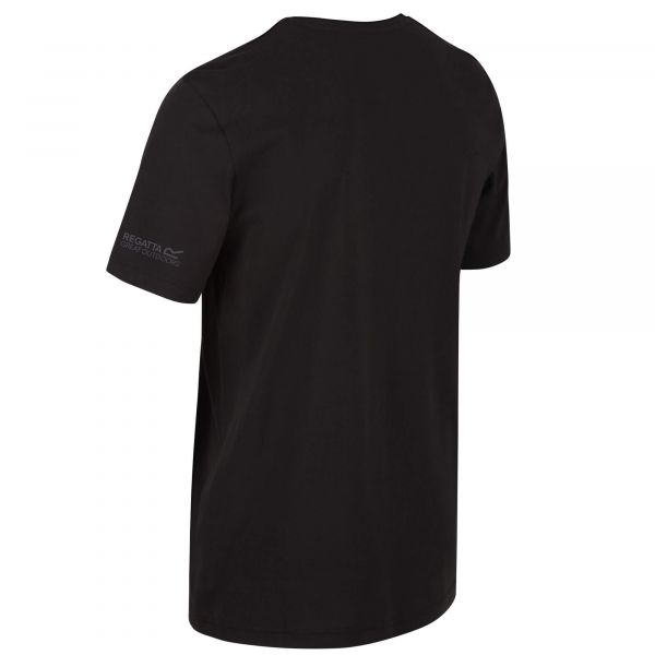 Vyriški marškinėliai Regatta Tait - juoda