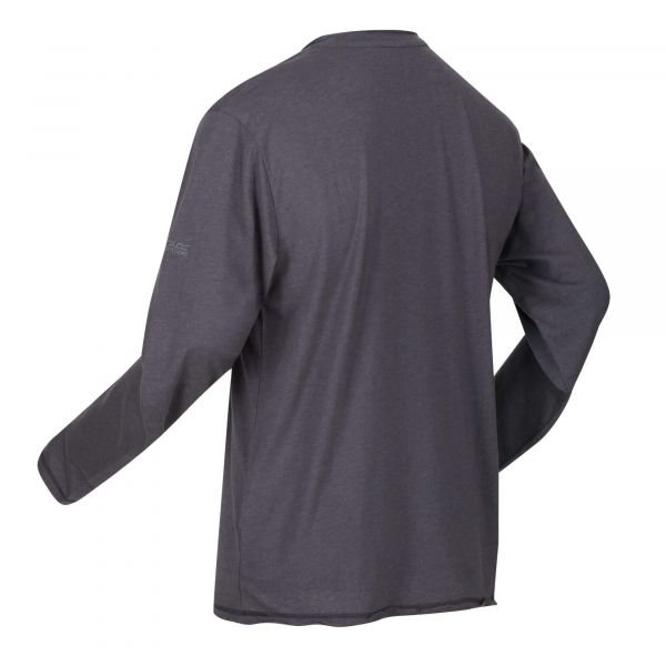 Vyriški organinės medvilnės marškinėliai Regatta Karter II - pilka