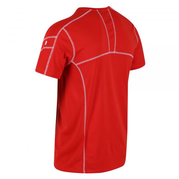 Vyriški marškinėliai Regatta Virda III - raudona