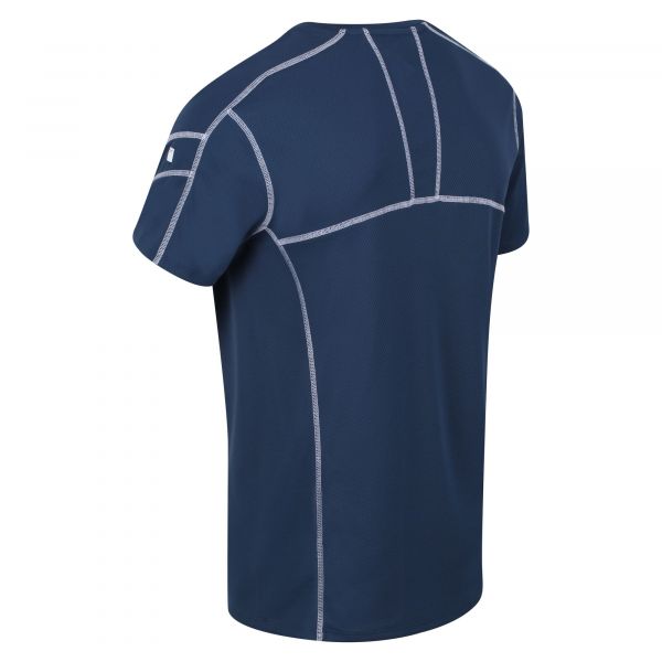 Vyriški marškinėliai Regatta Virda III - mėlyna