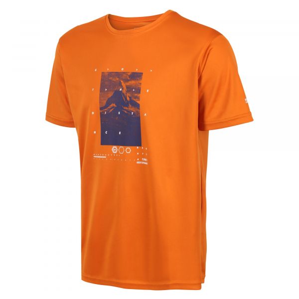 Vyriški marškinėliai Regatta Fingal VI - oranžinė
