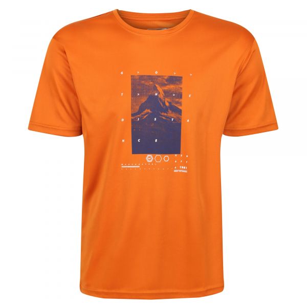 Vyriški marškinėliai Regatta Fingal VI - oranžinė
