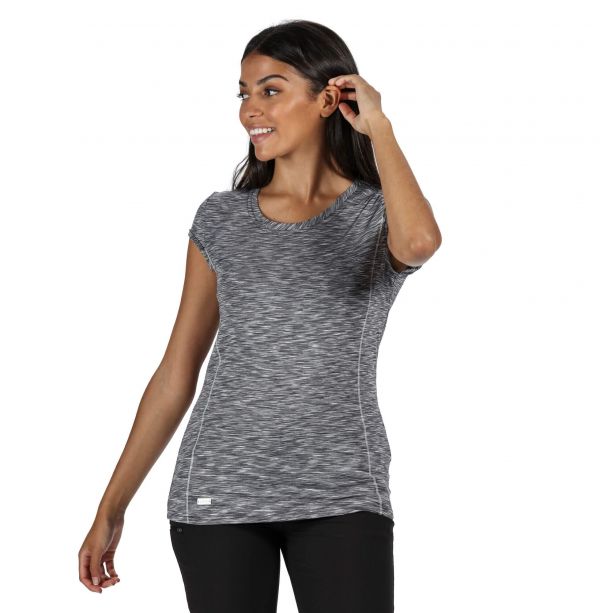 Hyperdimension moteriški marškinėliai - pilka