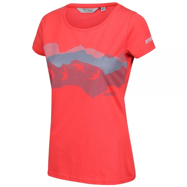 Moteriški marškinėliai Regatta Breezed - raudona