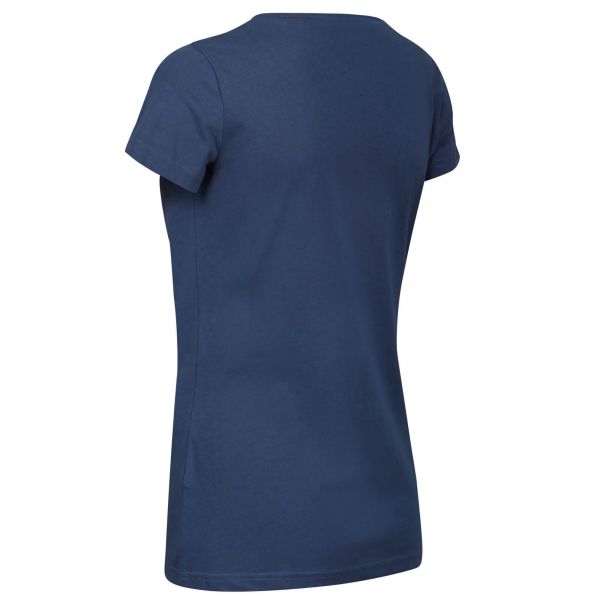 Moteriški marškinėliai Regatta Breezed - mėlyna