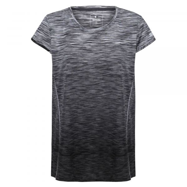Moteriški sportiniai marškinėliai Hyperdimension II - juoda, pilka