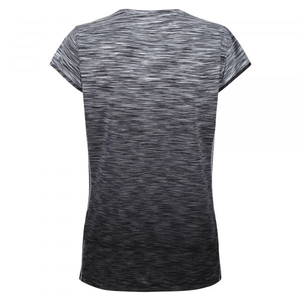 Moteriški sportiniai marškinėliai Hyperdimension II - juoda, pilka